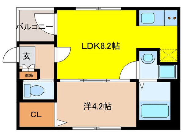 ハーモニーテラス六番Ⅰの物件間取画像